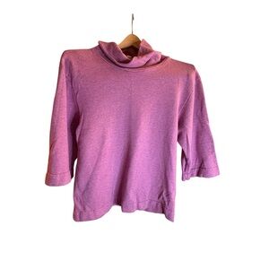 Standard James Perse funnel neck dopamine sleeve cotton sweater size 0 US XS